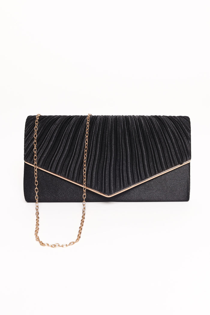 Petal and Pup USA ACCESSORIES Lucia Clutch - Black One Size