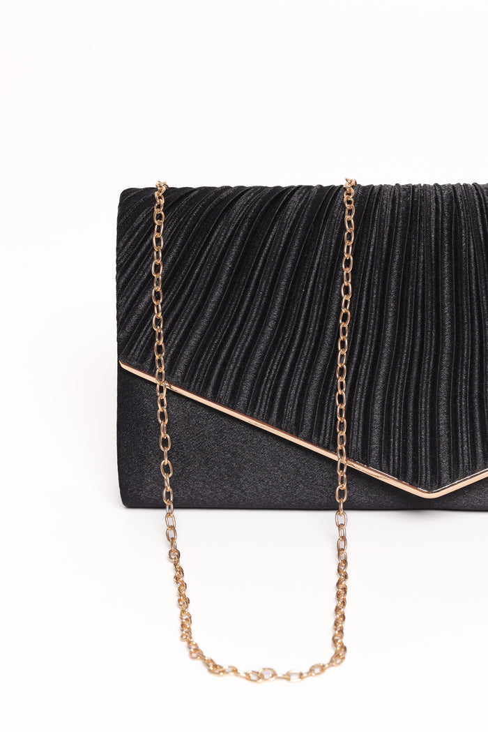 Petal and Pup USA ACCESSORIES Lucia Clutch - Black One Size