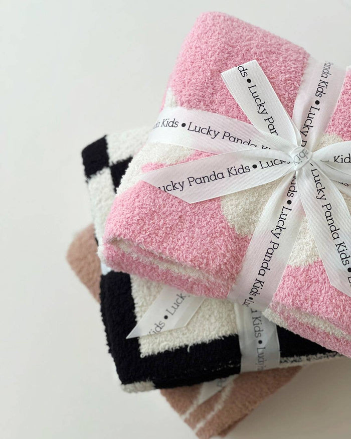 Lucky Panda Kids Baby Blanket - Daisy