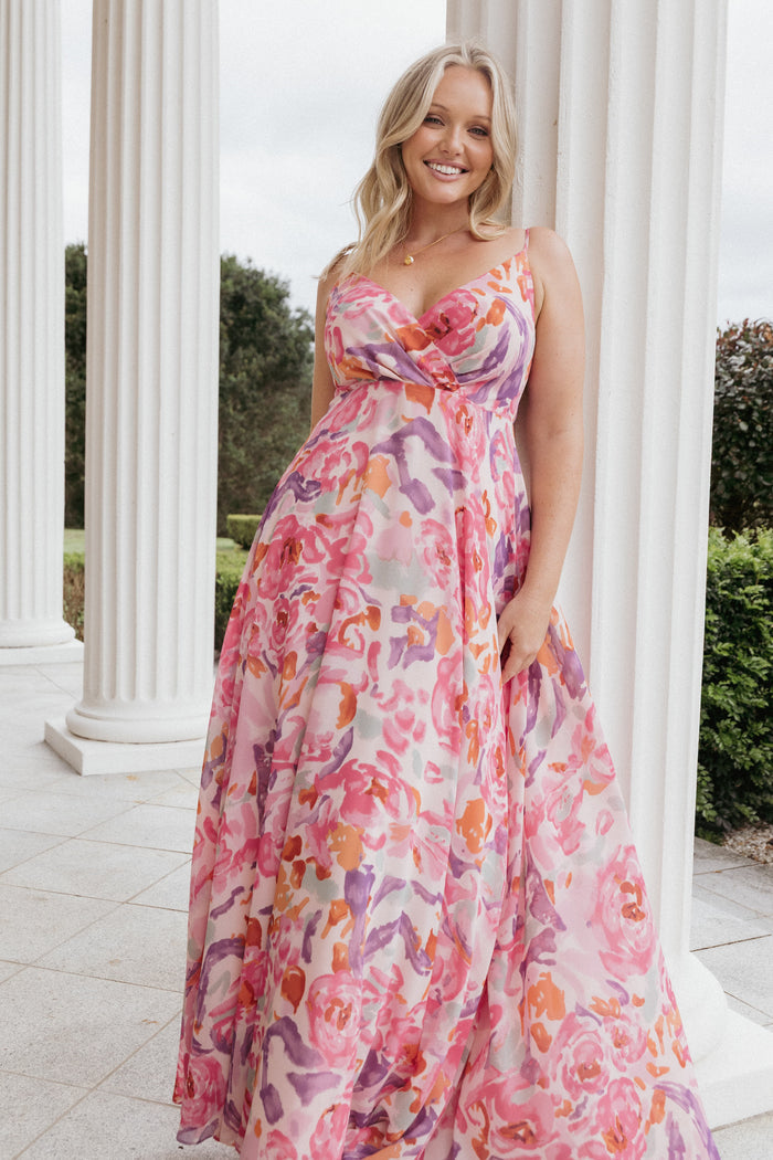 Petal and Pup USA DRESSES Madilyn Maxi Dress - Multi Floral