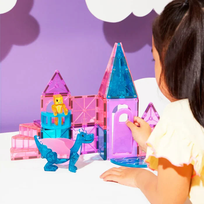 Magna-Tiles Castle - 25 Piece Magnet Block Building Set