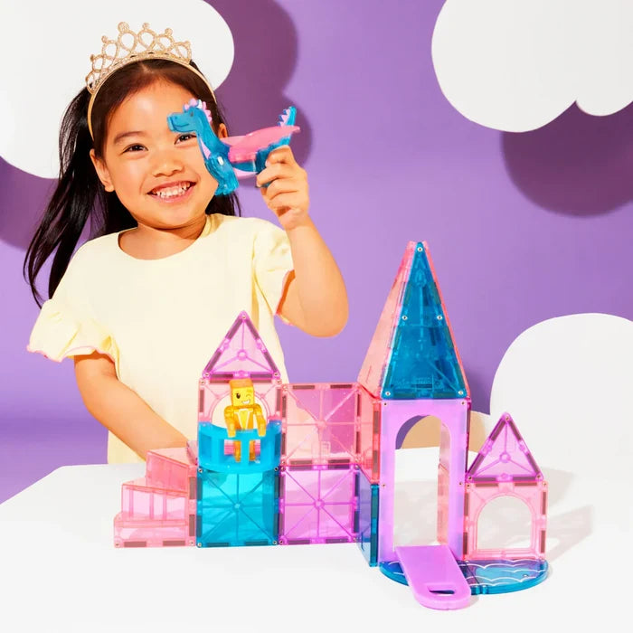 Magna-Tiles Castle - 25 Piece Magnet Block Building Set