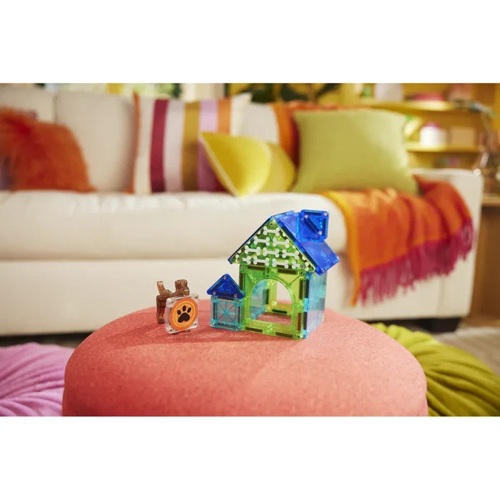 Magna-Tiles Dog House - 13 Piece Magnet Block Building Set