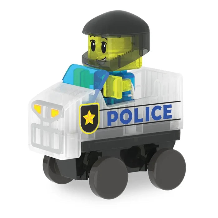 Magna-Tiles Police Patrol - 20 Piece Magnet Block Building Set