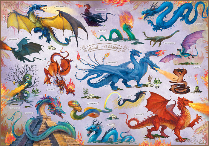 Magnificent Dragons Jigsaw Puzzle