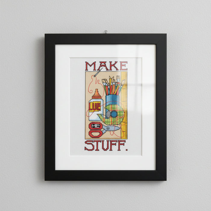 Make Stuff Counted Cross Stitch Leaflet