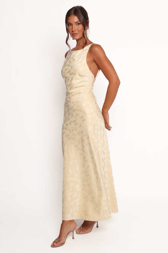 Petal and Pup USA DRESSES Malie Maxi Dress - Lemon