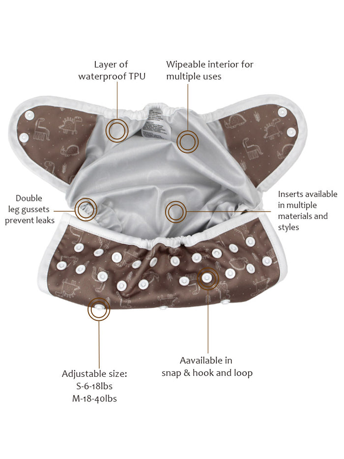 Mama Koala Cloth Diaper Cover - C1PD53931U