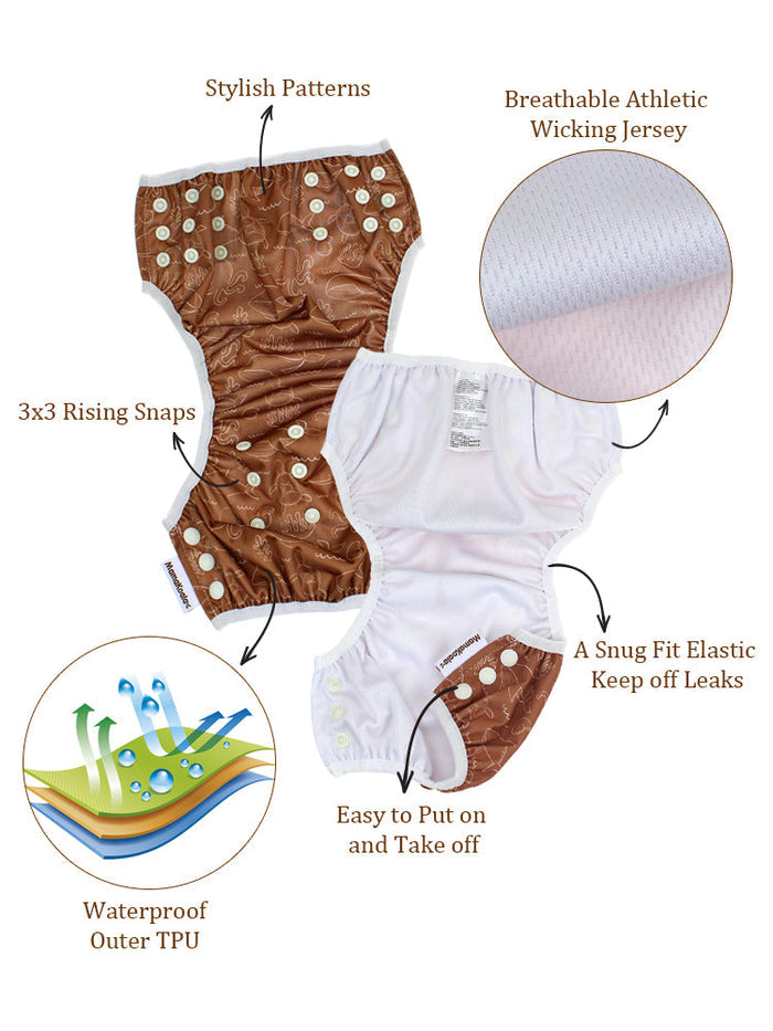 Mama Koala Reusable Snap Swim Diaper - GPD51020U