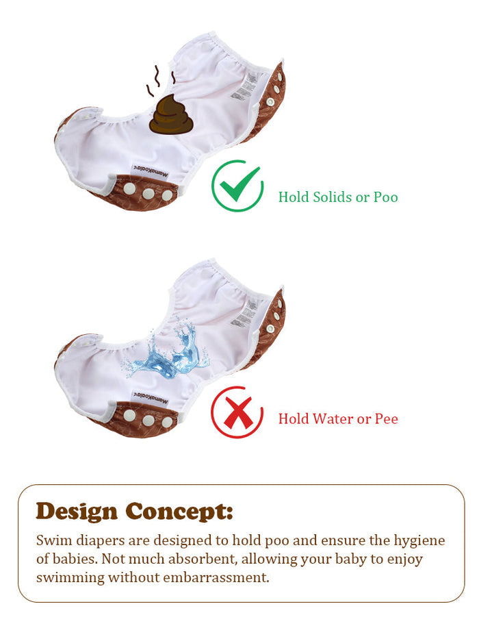 Mama Koala Reusable Snap Swim Diaper - GPD51020U