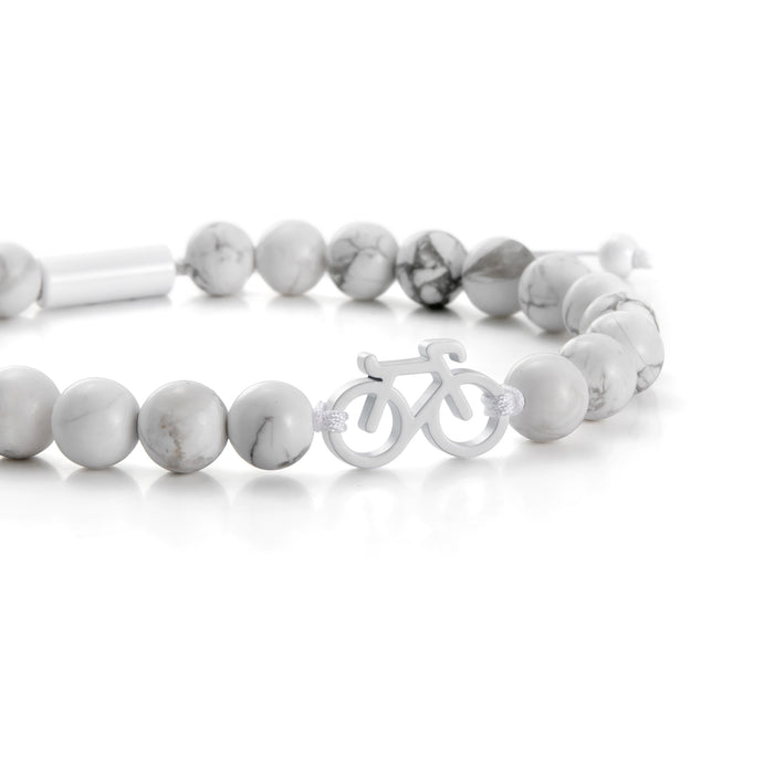 Marble Bike Beaded Bracelet