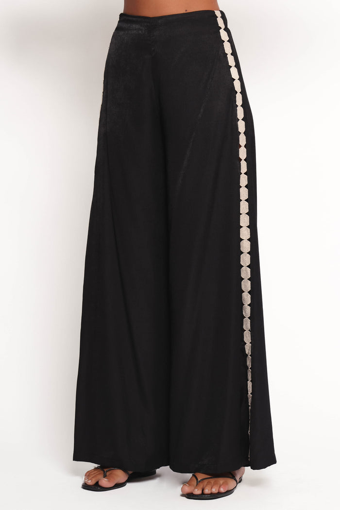 Petal and Pup USA SETS Margarete Pant Set - Black Cream