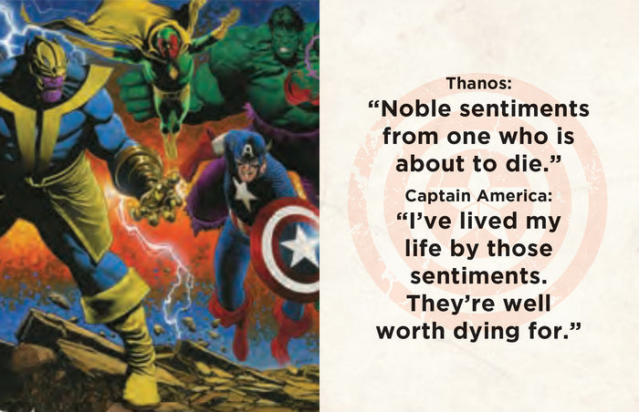 Marvel Comics: Captain America: Inspirational Quotes From the First Avenger