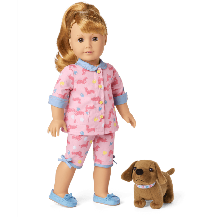 Maryellen’s™ Dachshund Pajamas & Dog (Historical Characters)
