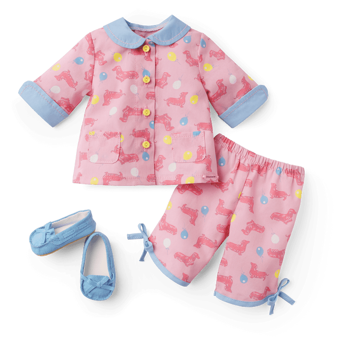 Maryellen’s™ Dachshund Pajamas for 18-inch Dolls (Historical Characters)