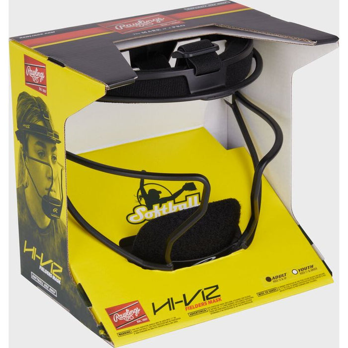 MASQUE DE CHAMP RAWLINGS HI-VIZ JR