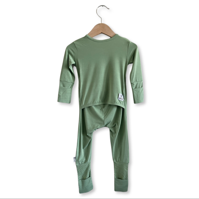 Matcha Kid's Day to Night Romper Luxe Edition | Cotton Bamboo Blend