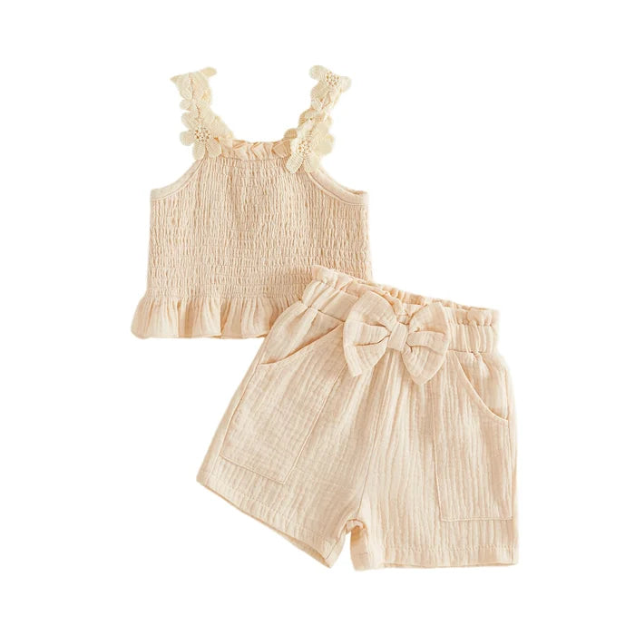 MAYA Floral Smocked Outfit