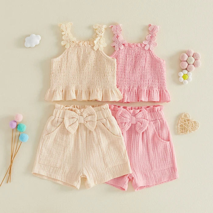 MAYA Floral Smocked Outfit