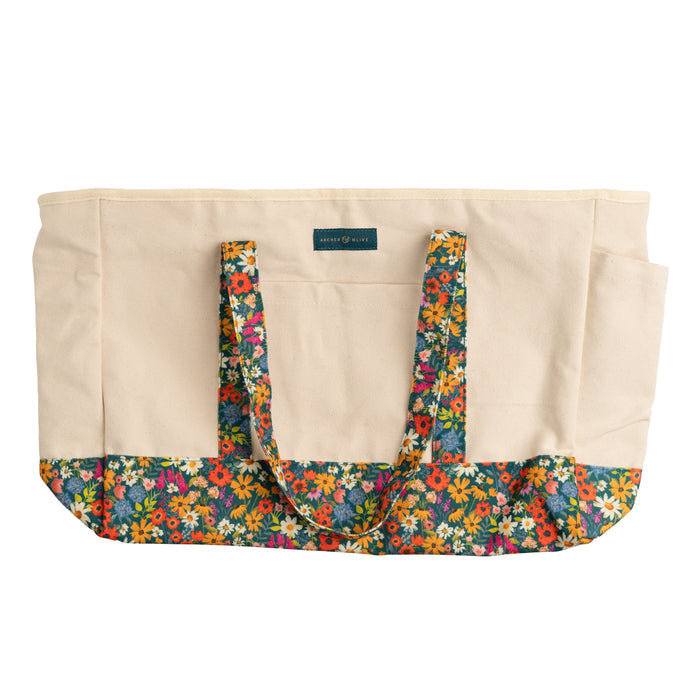 Meadow & Vine Canvas Tote - Archer and Olive
