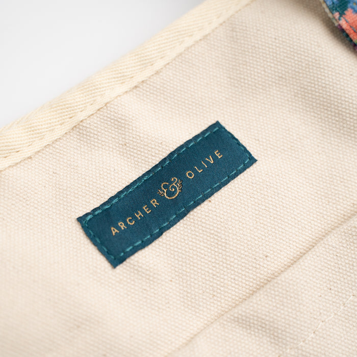Meadow & Vine Canvas Tote - Archer and Olive