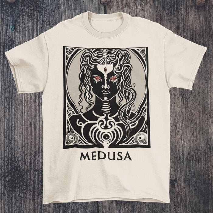 Medusa, Mesmerizing Beauty | Feminine Desire and Power | Greek Mythology Graphic Art T-Shirt