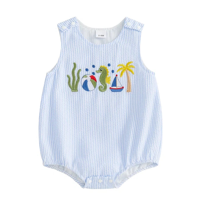 MEET ME BY THE SEA Romper