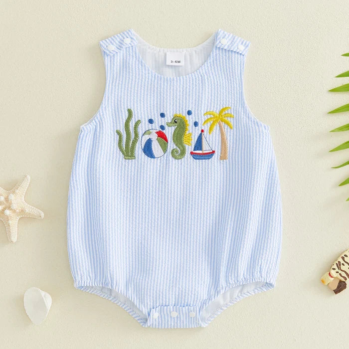 MEET ME BY THE SEA Romper