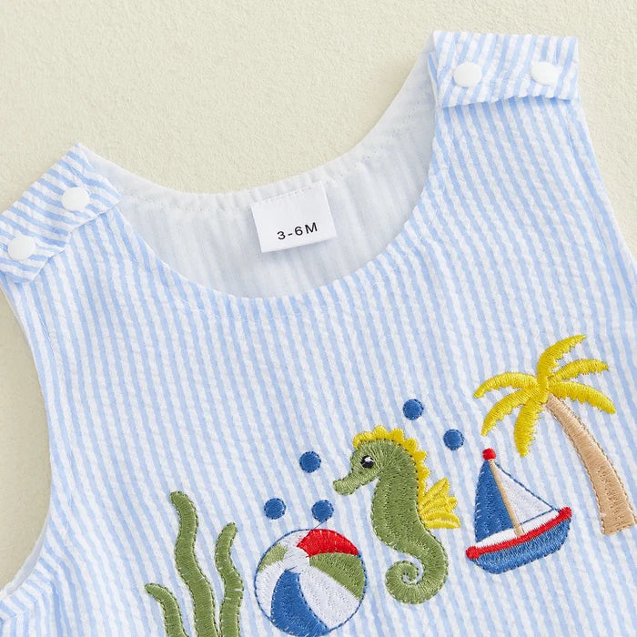 MEET ME BY THE SEA Romper
