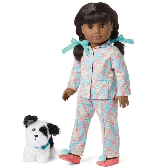 Melody’s™ Plaid Pajamas & Dog (Historical Characters)