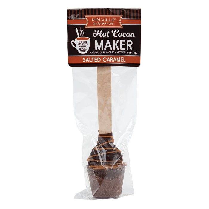 Melville Lollipops Salted Caramel Hot Cocoa Spoons - 16 Count