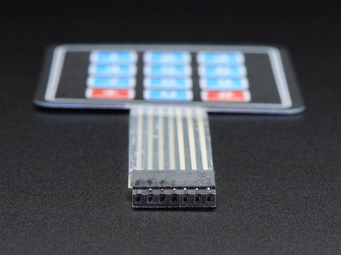 Membrane 3x4 Matrix Keypad + extras (3x4) by The Pi Hut - The Pi Hut