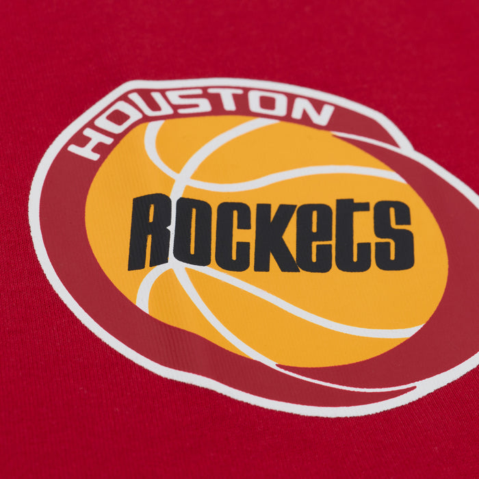 Men's Houston Rockets Mitchell & Ness HWC Double Clutch T-Shirt