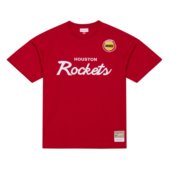 Men's Houston Rockets Mitchell & Ness HWC Head Coach T-Shirt