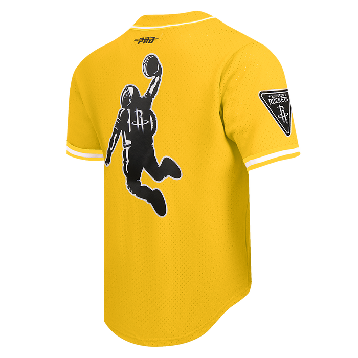 Men's Houston Rockets Pro Standard Baseball Jersey (Yellow)