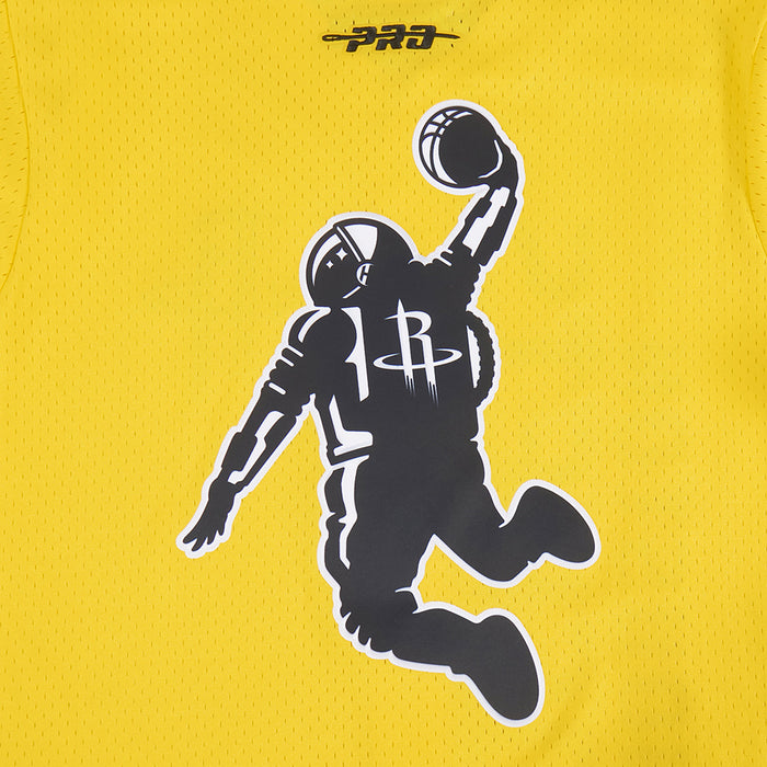 Men's Houston Rockets Pro Standard Baseball Jersey (Yellow)