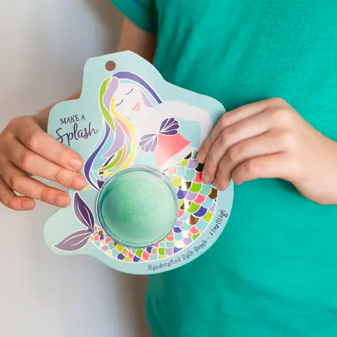 Mermaid Bath Bomb Clamshell