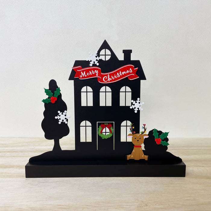 Merry Christmas Banner Magnets S/3