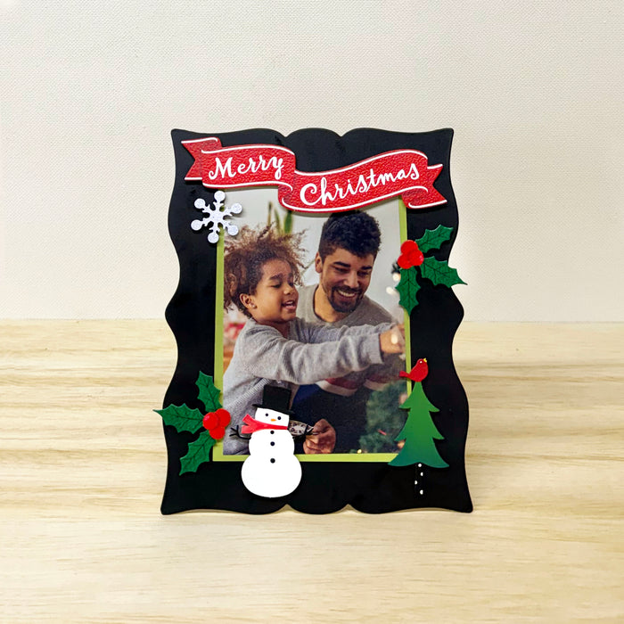 Merry Christmas Banner Magnets S/3