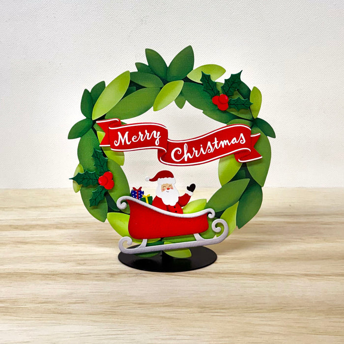 Merry Christmas Banner Magnets S/3