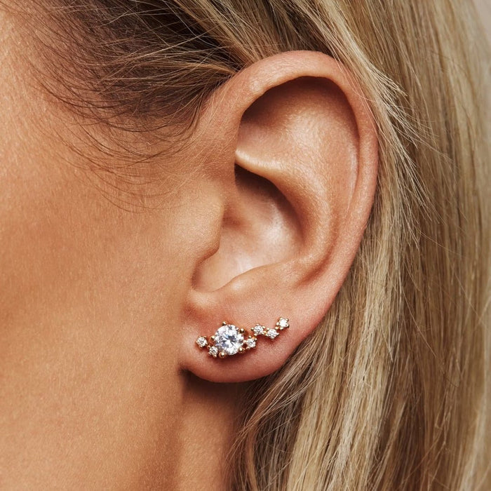 Midnight earrings in Gold