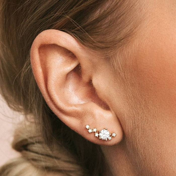 Midnight earrings in Gold