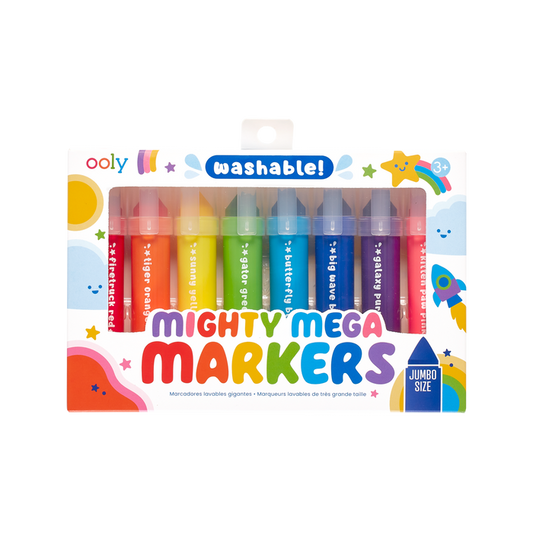 OOLY Mighty Mega Markers set of 8 in packaging