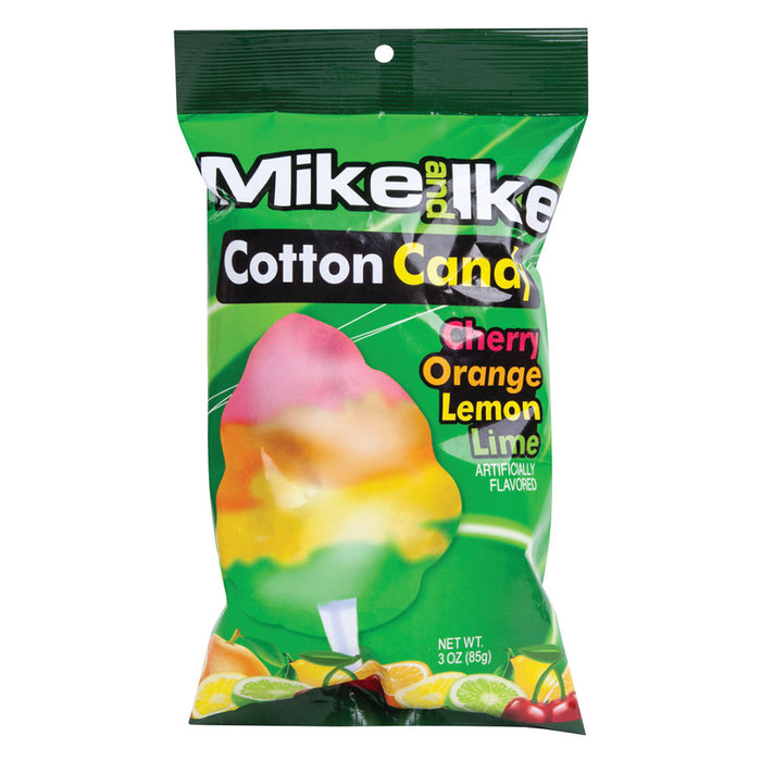 Mike and Ike Cotton Candy Chewy Candy Bags - 12 Count