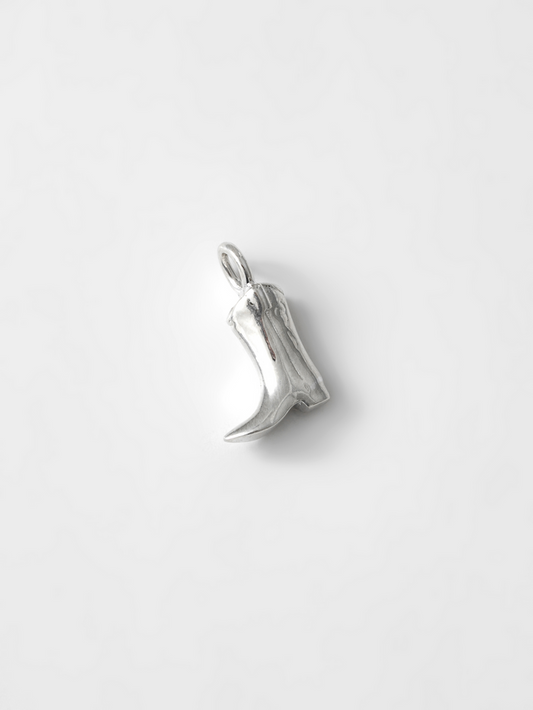 Wolf Circus Mini Cowboy Boot Charm Western Pendant in Sterling Silver-Charm-wolfcircus.com