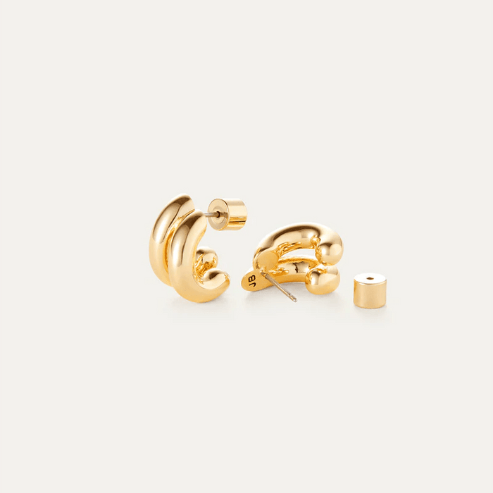 Mini Florence Earrings in Gold