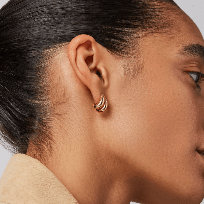 Mini Florence Earrings in Gold
