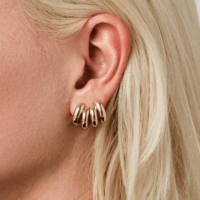 Mini Florence Earrings in Gold