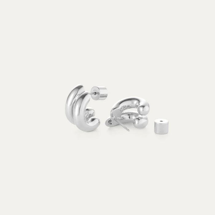 Mini Florence Earrings in Silver