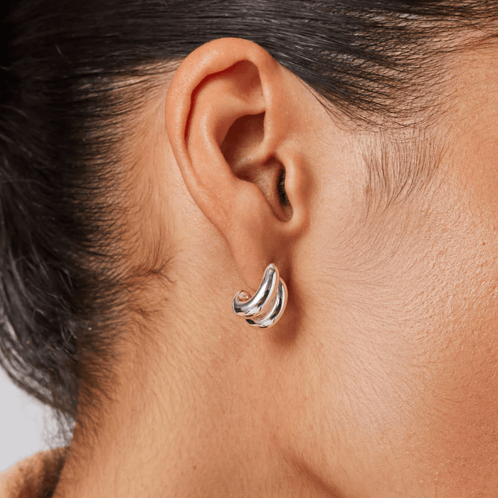 Mini Florence Earrings in Silver
